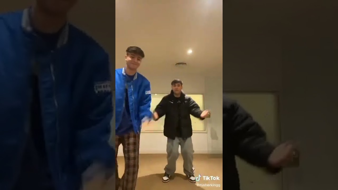 Rusher King y FMK bailando Te Mentiria Remix