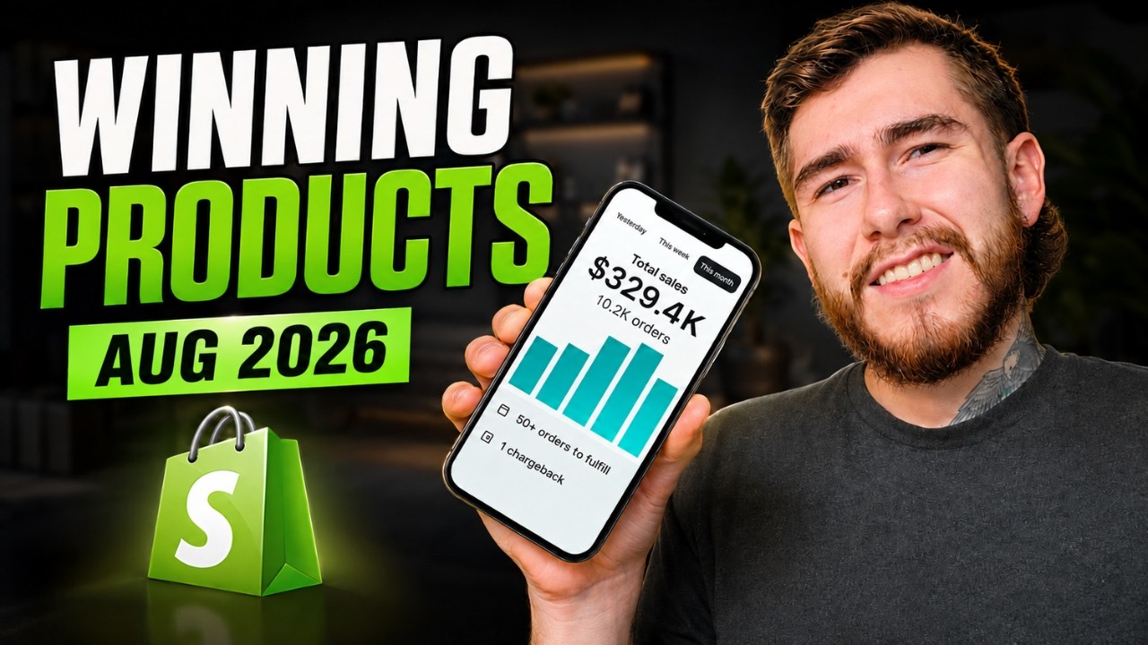 Топ-5 выигрышных товаров для продажи ПРЯМО СЕЙЧАС (август 2026) | Тренды Shopify Dropshipping