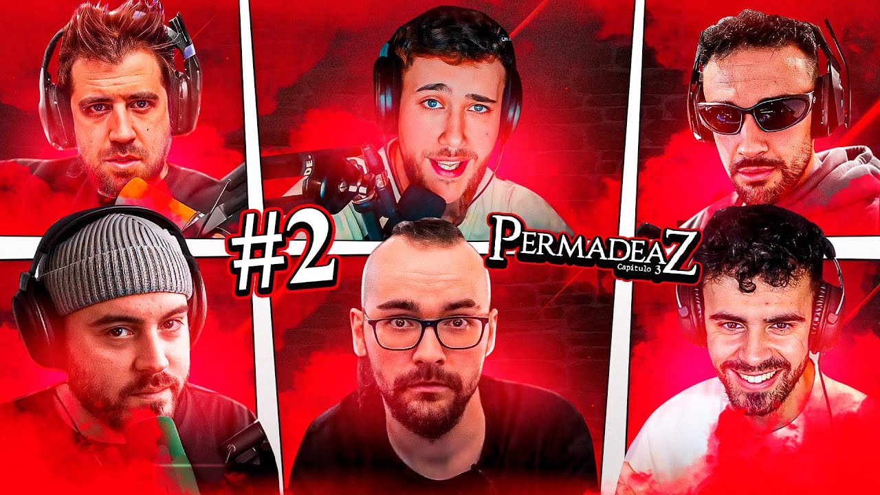🧟‍♂️😂MEJORES MOMENTOS PERMADEAZ 3 DÍA #2 😂🧟‍♂️ | ILLOJUAN, AURON, XOKAS, CAROLA #mejoresmomentos