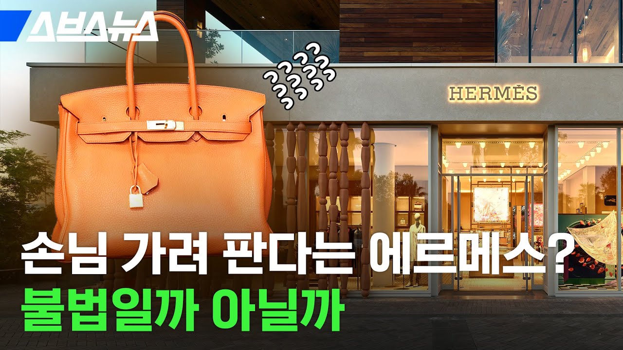 소비자에게 소송 당한 에르메스, 사람 가려 받는다는 버킨백 근황 ㄷㄷ / 스브스뉴스