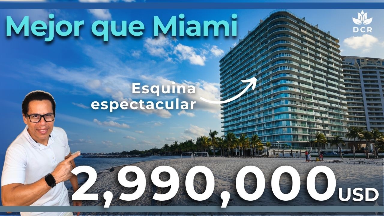 Departamento de Lujo en SLS Cancún | Vistas Espectaculares a la Bahía Cancún