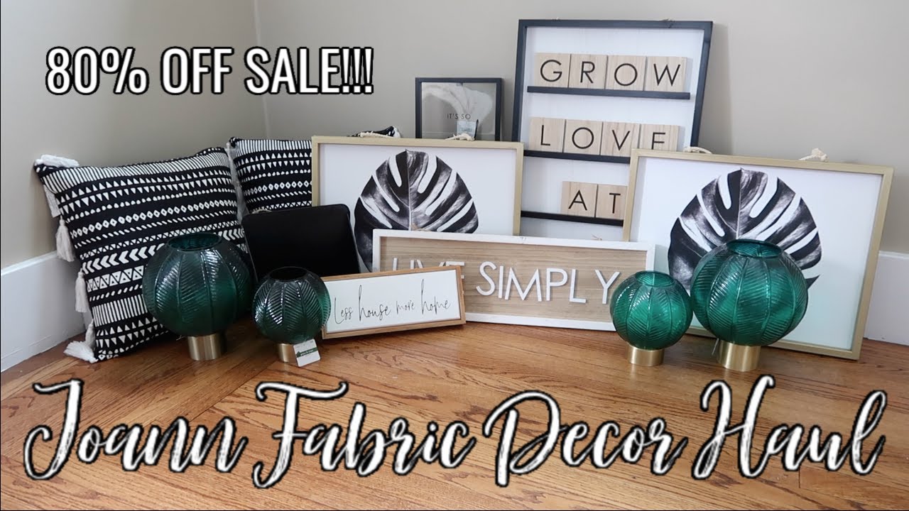 JOANN FABRIC DECOR HAUL | 80% OFF SALE | BOHO-INSPIRED DECOR FINDS!!!