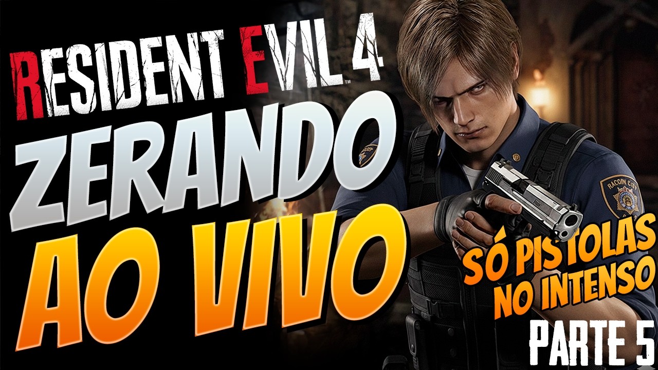 🔴 SÓ PISTOLA E FACA! Resident Evil 4 Remake no INTENSO - Maratona RE9 Requiem #Final