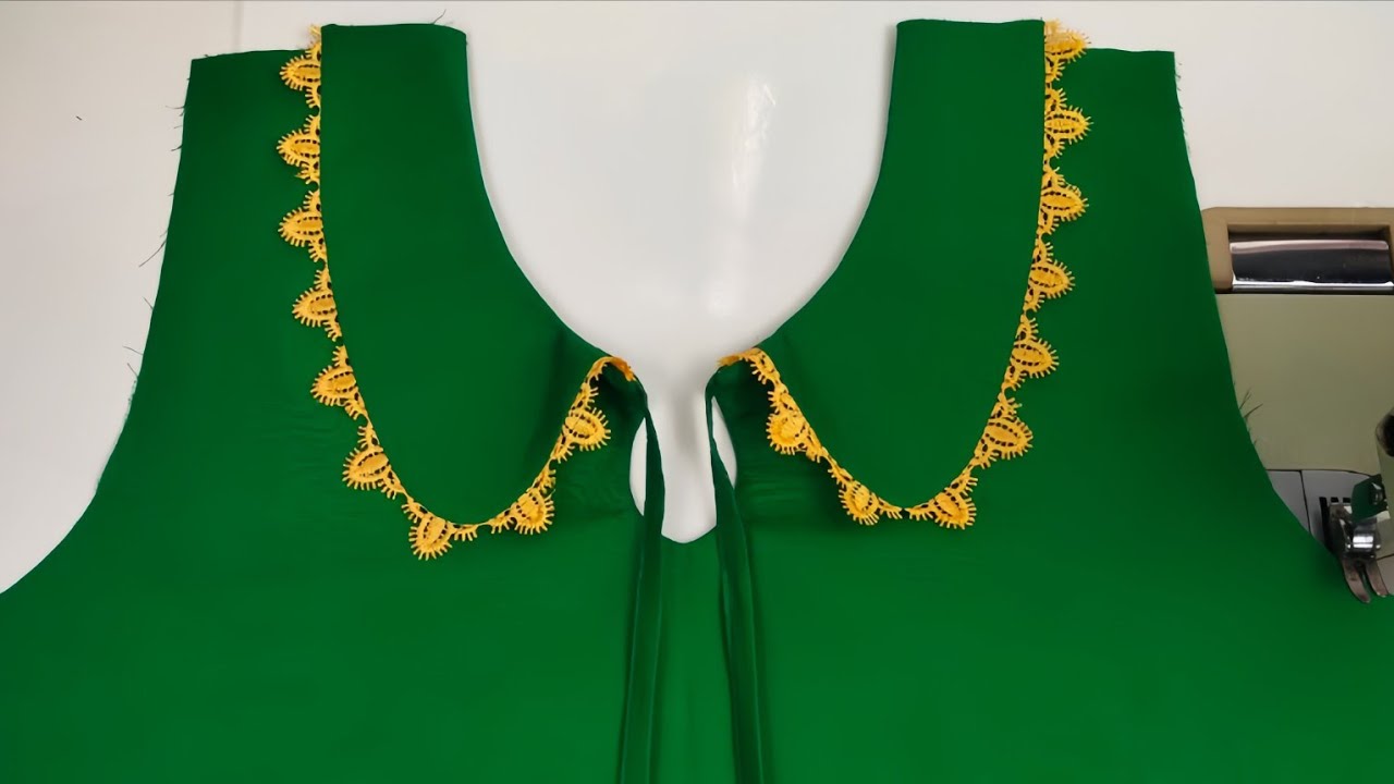 ✅🔥The secret to sewing an elegant neckline ||  Sewing tricks tips