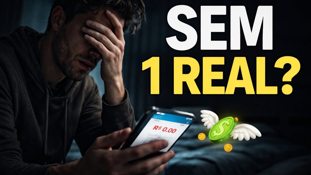 Sem 1 Real na conta? Esse vídeo é pra você!