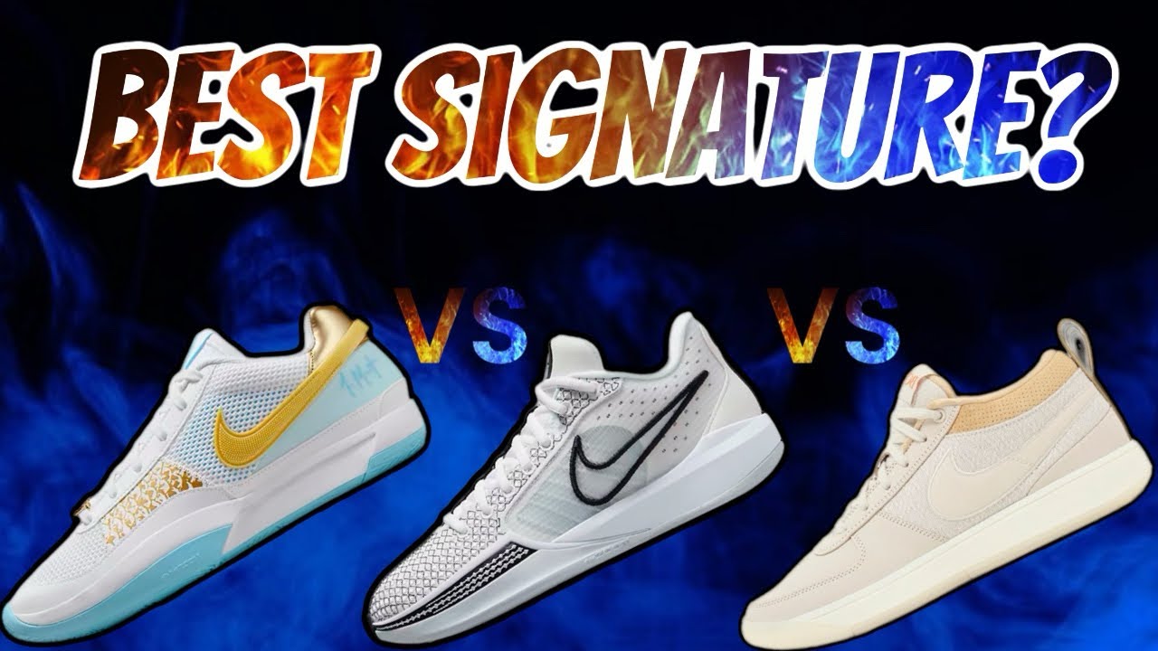 Nike Ja 1 vs. Book 1 vs. Sabrina 1: Best First Signature Basketball Shoe Comparison