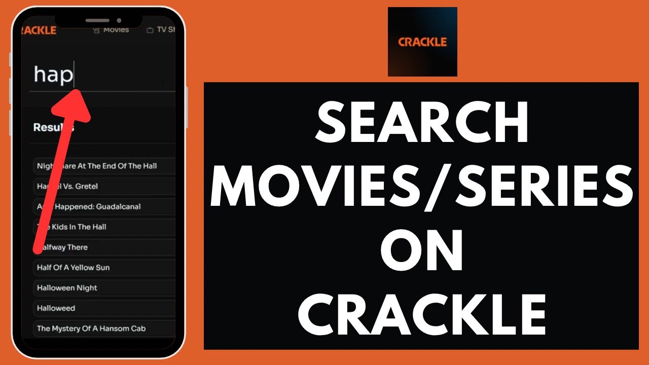 Как искать фильмы и сериалы в Crackle 2024?