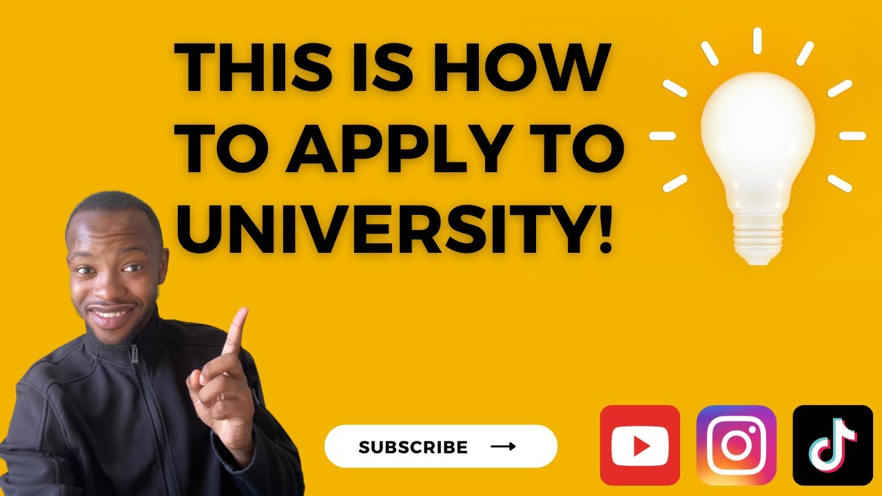 HOW TO APPLY FOR UNIVERSITY AND FUNDING! | TA MDIZO FUTURE DOKOTELA | SA YOUTUBER AND TIKTOKER