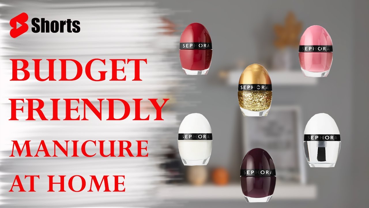 LONG-LASTING MANICURE AT HOME | Sephora Nail Polish Set | Perfect Nails at Home #shorts