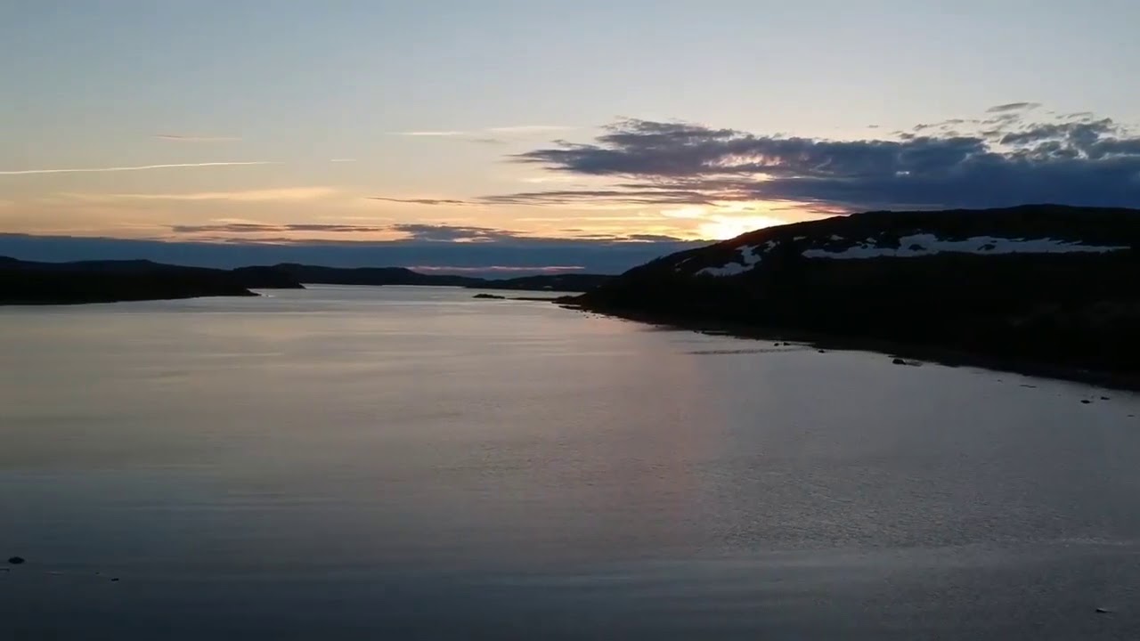 William's Harbour, Labrador. Sunset in Red Bay