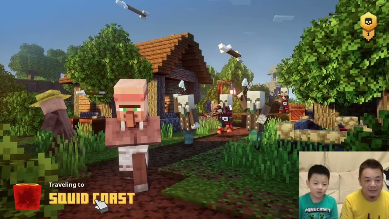 Быстрая игра в Minecraft Dungeons Squid Coast. #minecraft #minecraftdungeons #gaming #gamingvideos
