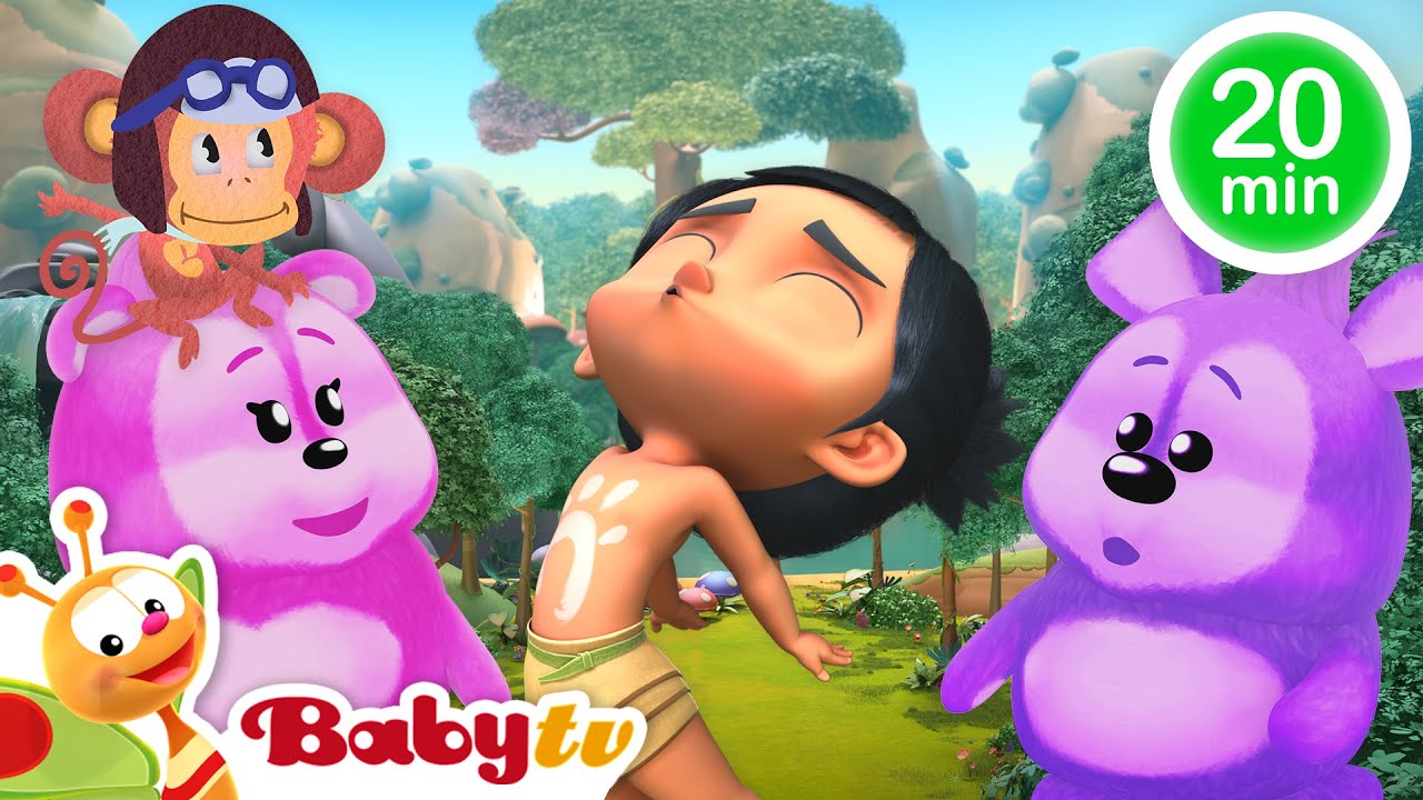 Historie z dżungli: Wesołe przygody zwierząt dla dzieci 🐒🦁 @BabyTVPL