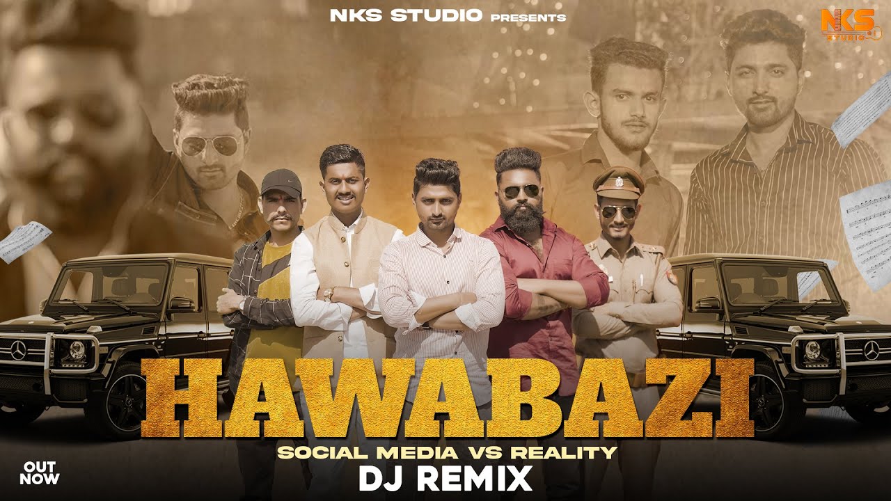 HAWABAZI Dj Remix (Social Media Vs Realty) Nitin Sharma Marakpuriya || Ritik Tyagi & Vansh Tyagi