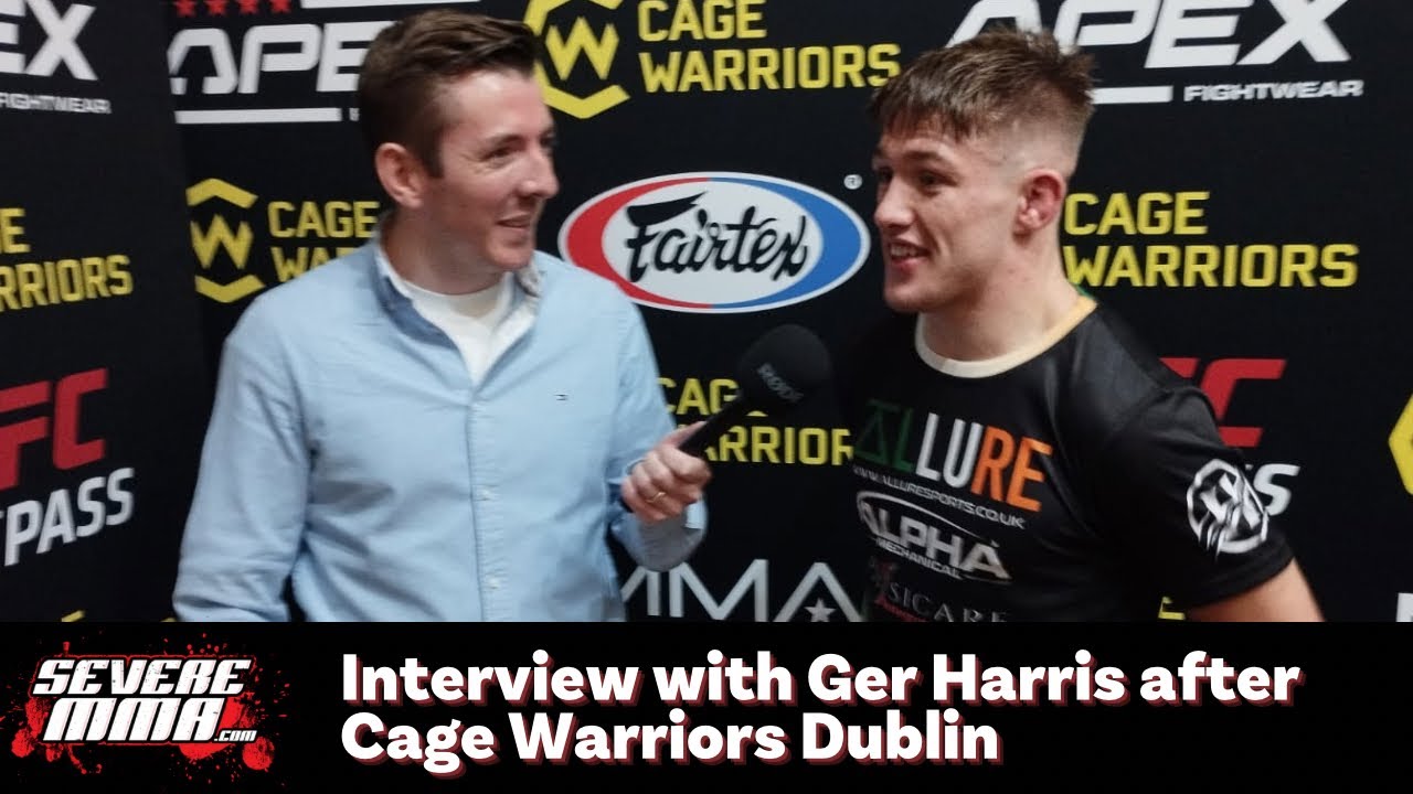Interview with Ger Harris after Cage Warriors Dublin