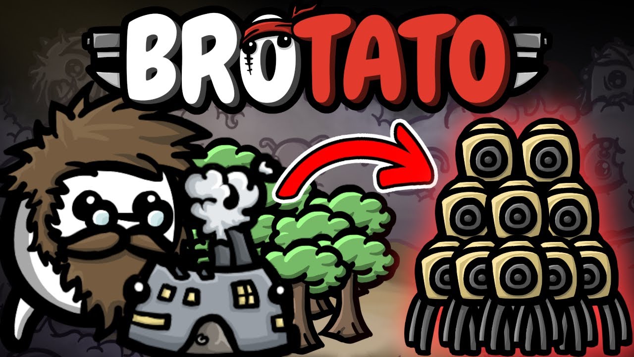 Turning Trees into TURRETS with the Most BROKEN New Item! [Brotato]