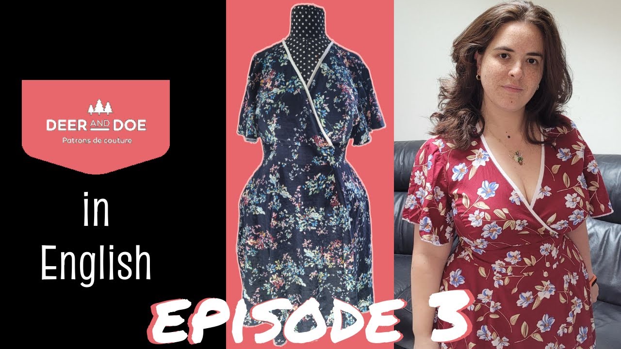 Deer and Doe in english - Ep 3 : DIY / sewalong to sew the top of the Magnolia dress