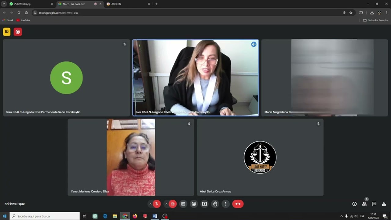 Audiencia Unica de variación de tenencia de menor de edad