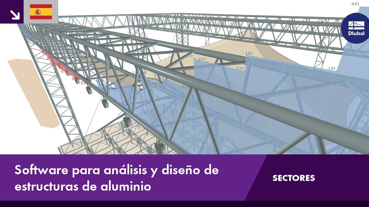 Software para an&aacute;lisis y dise&ntilde;o de estructuras de aluminio | RFEM 6 y RSTAB 9 de Dlubal Software