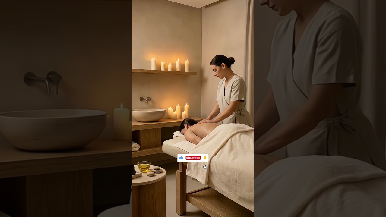 Relaxing Spa Massage Ambience 🕯️ Deep Relaxation, Stress Relief & Healing Music