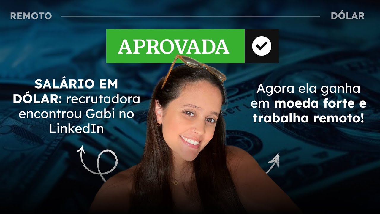 Ela conquistou uma vaga remota em marketing nos EUA (ganhando em dólar)