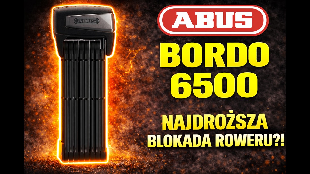 ABUS BORDO 6500 A // Najdroższe Rowerowe Zabezpieczenie Antykradzieżowe