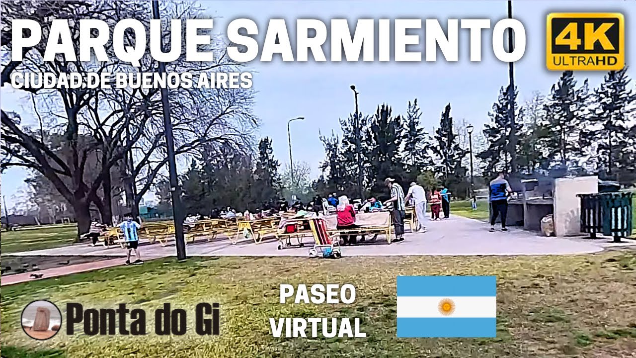 PARQUE SARMIENTO 2025 - RECORRIDO VISUAL 4k por el CL&Aacute;SICO PARQUE de BUENOS AIRES en ARGENTINA #tour