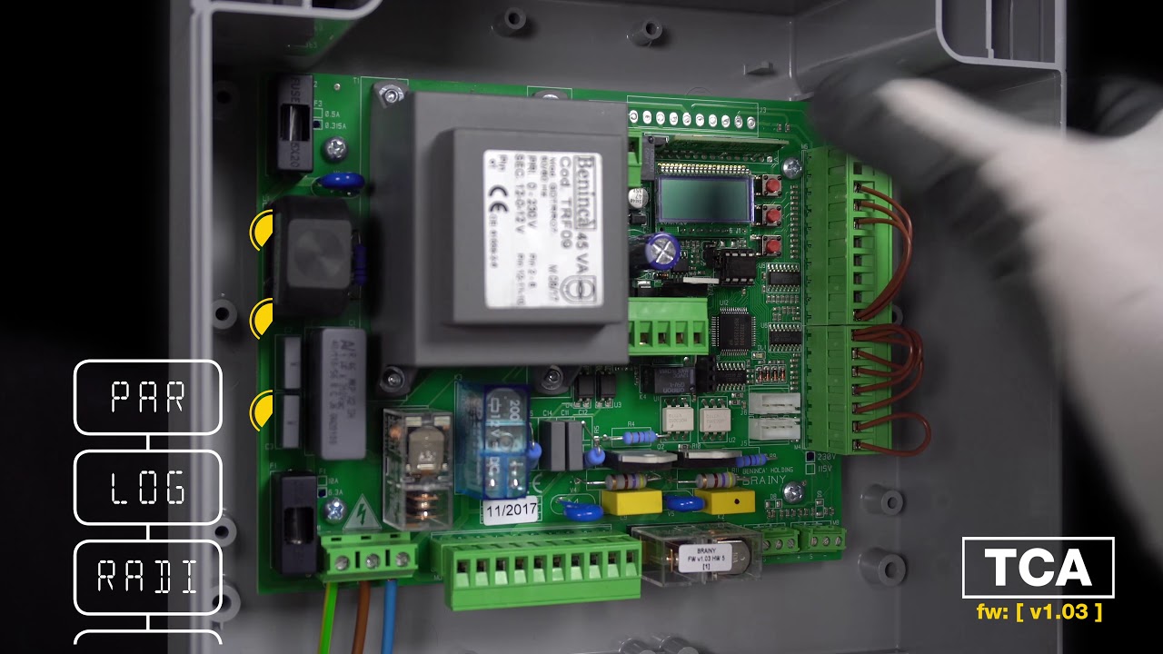 Benincà Training: BRAINY, réglage de la fonction de temps de fermeture automatique (TCA)