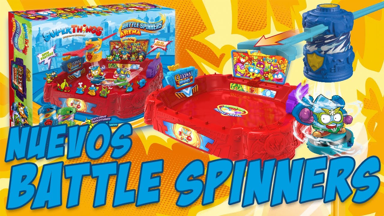 🌀 #SUPERTHINGS BATTLE SPINNERS & ARENA 🌪️ ¡Descubre las Peonzas #SuperZings!