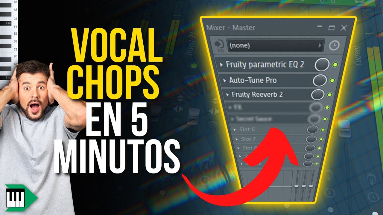 Como hacer VOCAL CHOPS para REGGAETON en 5 MINUTOS
