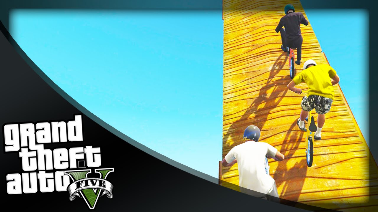 GTA 5 Funny Moments - 'VERTICAL MEGA RAMP!' (GTA 5 Online Funny Moments)