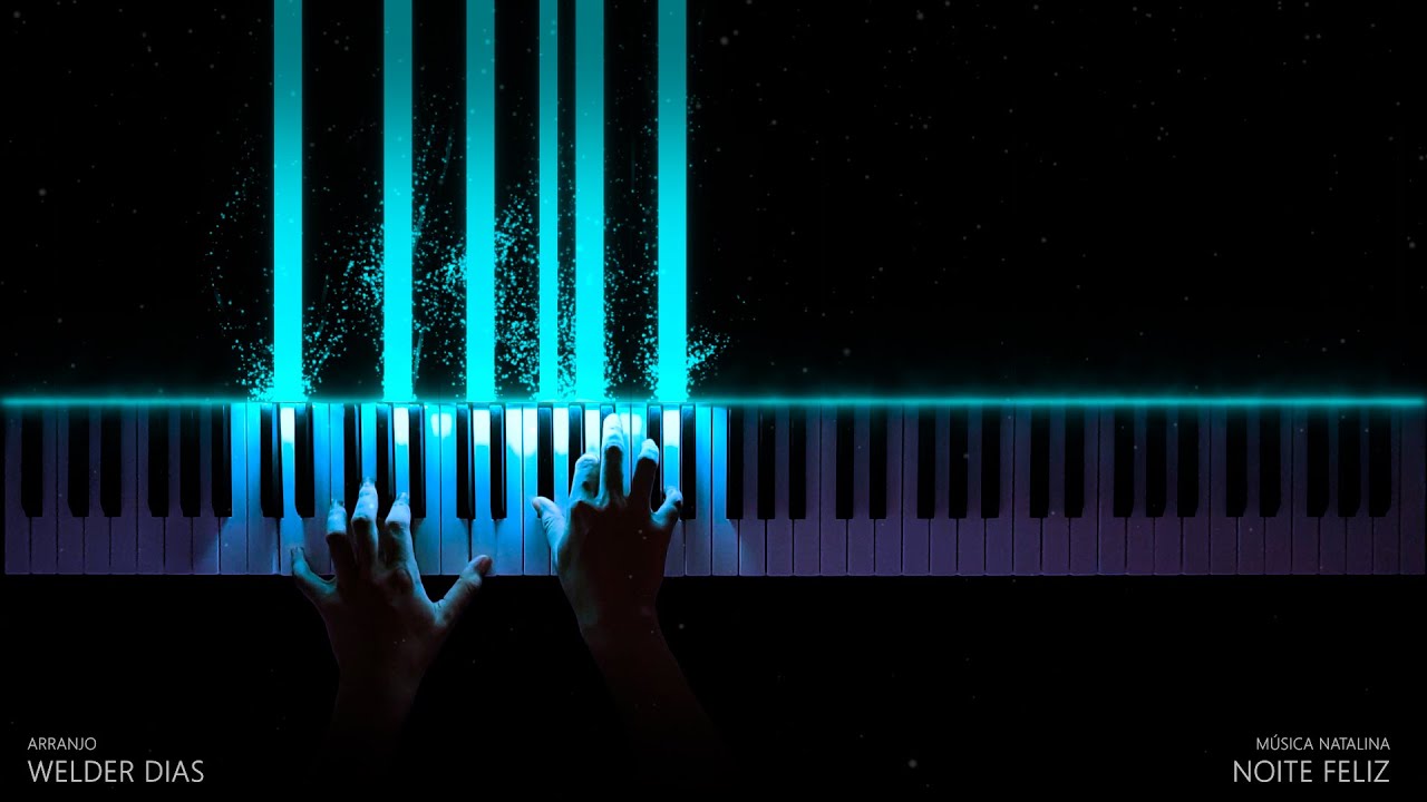 Noite Feliz Versão Piano e Teclado - Cover e Tutorial | Feliz Natal A Todos