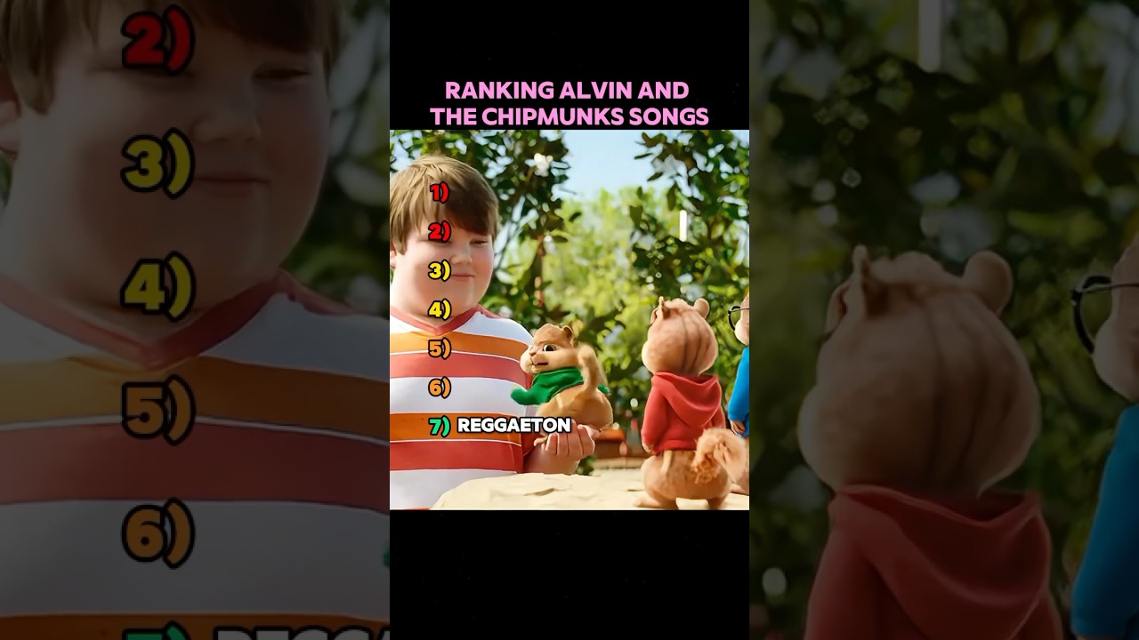 Ranking Alvin and the Chipmunks songs #alvinandthechipmunks #chipmunks #cover #cartoonsongs