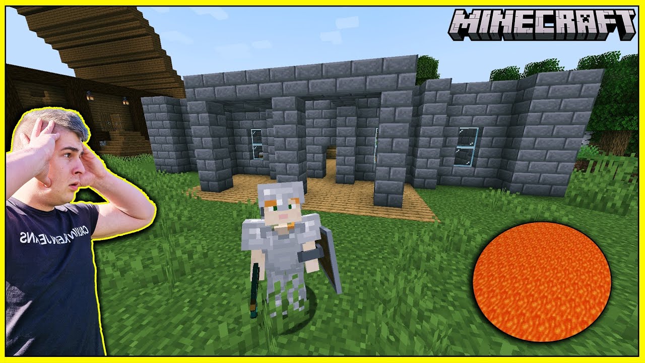 CHCIAŁ MNIE WPROWADZIĆ DO LAWY┃ALE JASKINIA - DIAMENTY ?┃MINECRAFT