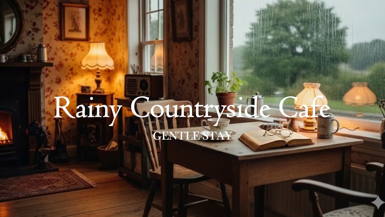 비 오는 시골 카페 ☕ 잔잔한 피아노 기타로 즐기는 편안한 휴식 음악 / Cozy Rainy Countryside Cafe ☕ Relaxing Piano & Guitar Music