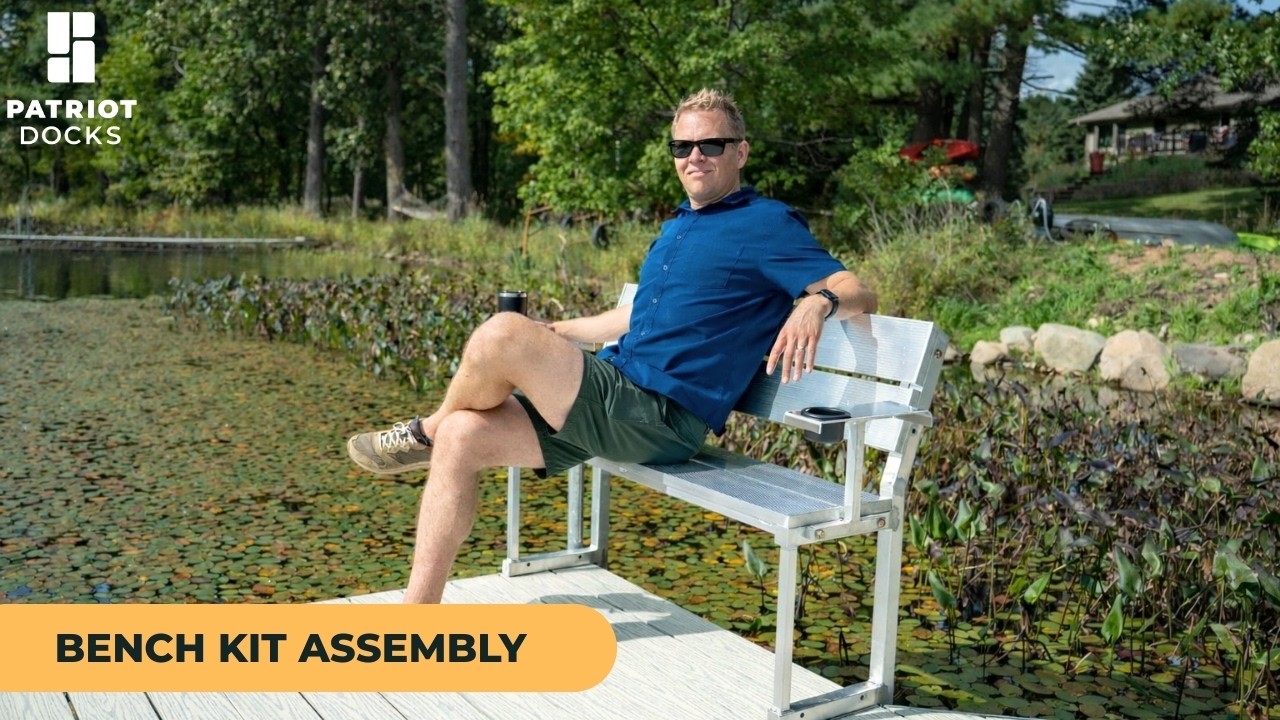 How to Assemble a Dock Bench Kit | Patriot Docks Mill-Finished Bench