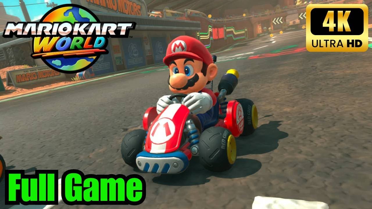 Mario Kart World: Grand Prix FULL GAME (Walkthrough No Commentary 4K 60FPS)