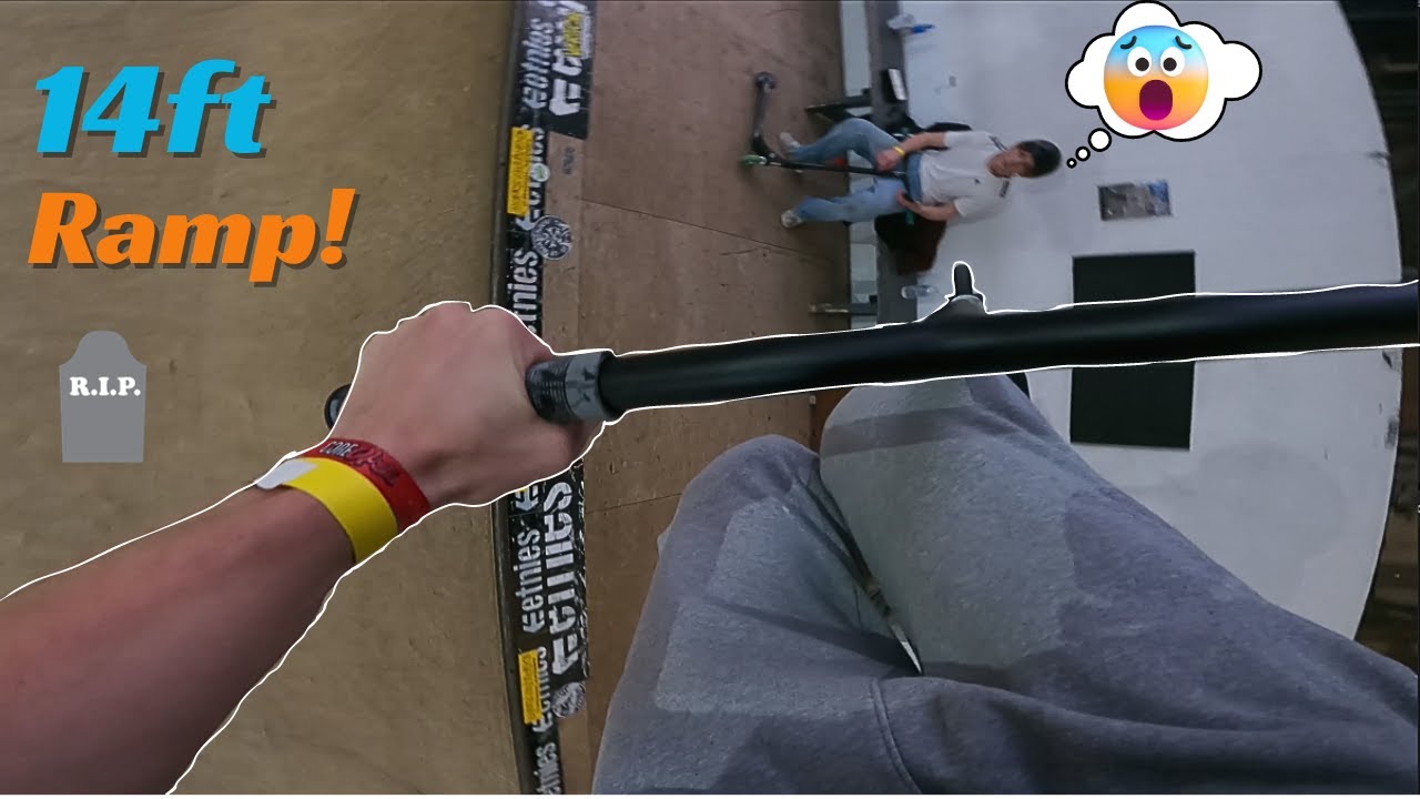 This vert ramp was huge!