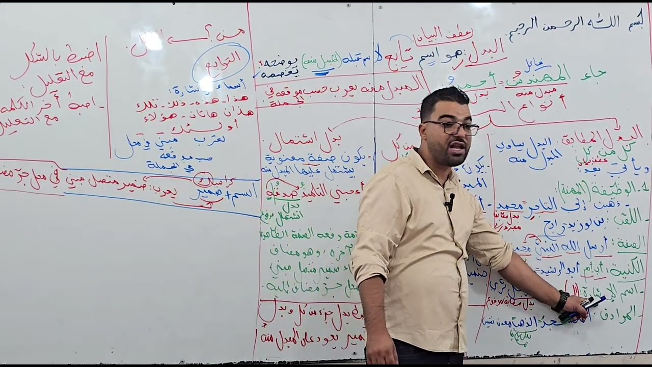 البدل و أنواعه عطف بيان الرابعة متوسط مع الأستاذ #بوقفطان_مصطفى