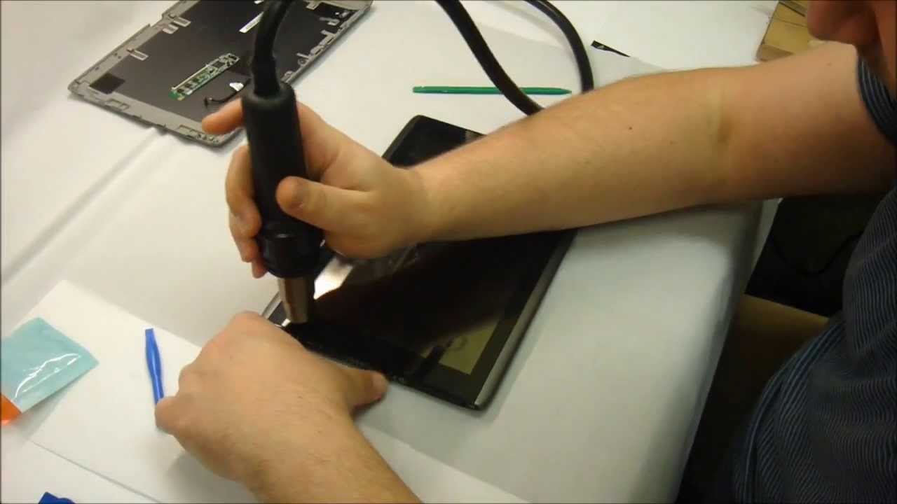 How to replace digitizer and screen assembly on Acer Iconia 500
