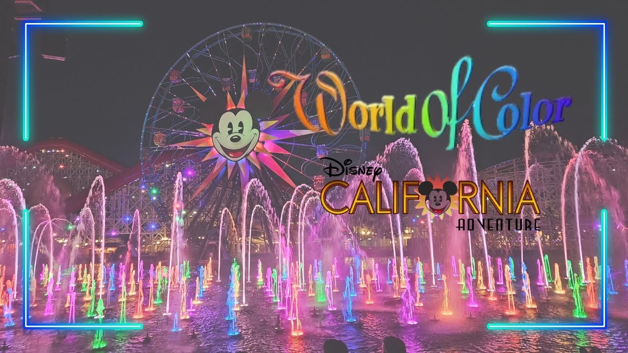 World of Color Happiness! : le show du 70ème anniversaire de Disneyland à California Adventure 🎨