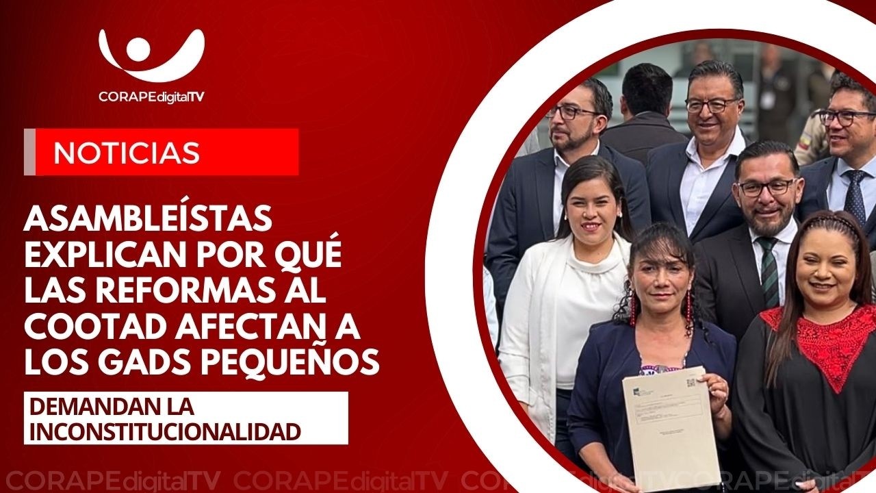 Revolución Ciudadana pide declarar la inconstitucionalidad a la Ley de los GAD