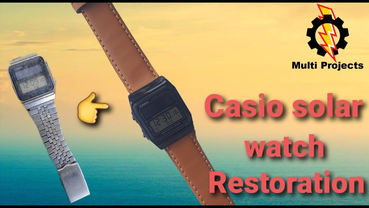 Casio AL180 Wrist Watch Restoration