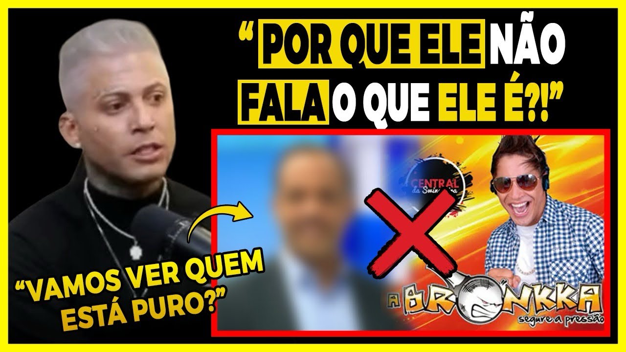 KANNARIO FALA PELA PRIMEIRA VEZ DA RELAÇÃO DO APRESENTADOR DA RECORD COM A BANDA A BRONKKA