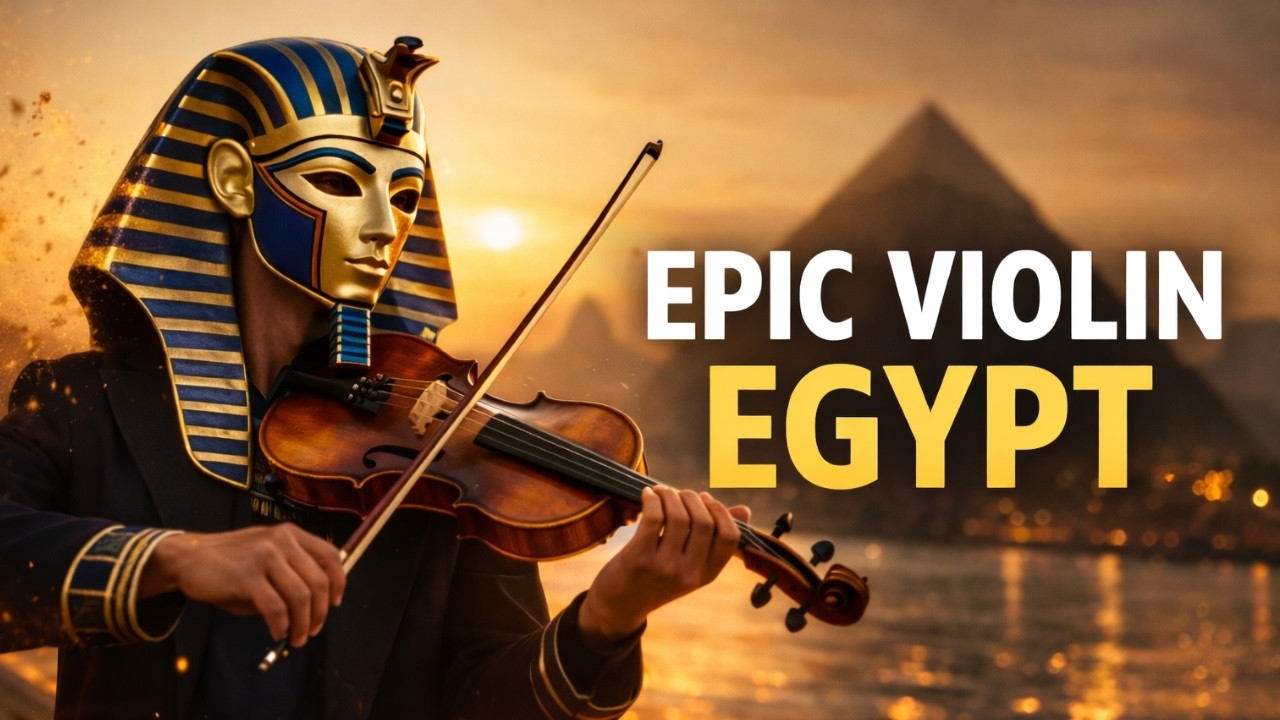 Epic Violin in Egypt – Cinematic Instrumental Music by the Nile & Pyramids