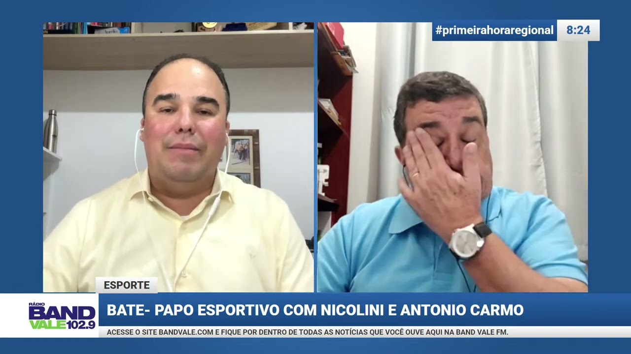 Bate-papo esportivo com Nicolini e Antonio Carmo - 19 de março de 2026
