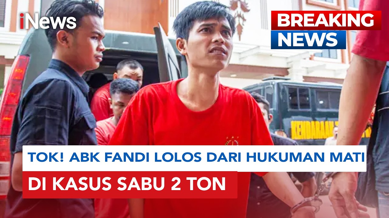 BREAKING! Lolos Hukuman Mati, ABK Fandi Divonis 5 Tahun Penjara dalam Kasus Sabu 2 Ton