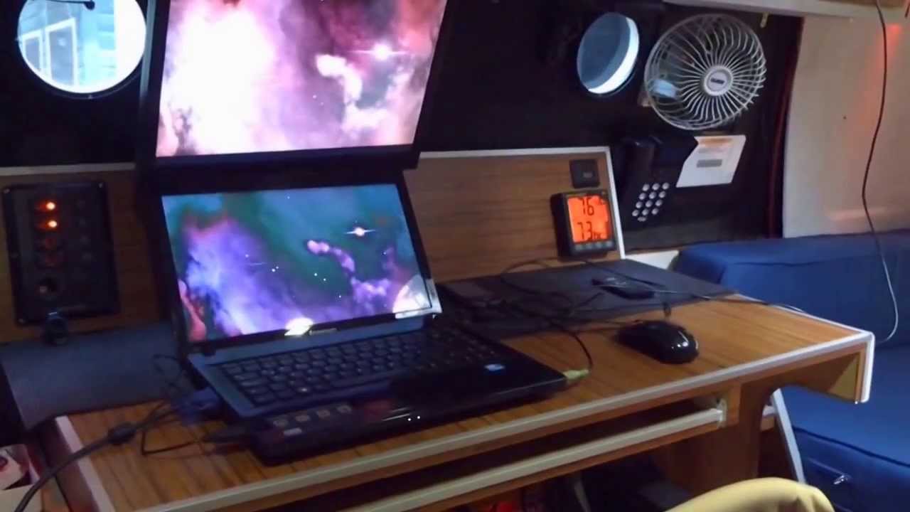 DIY Camper Van Office: The new Bulkhead 2