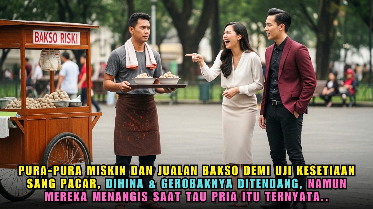 PEWARIS KONGLOMERAT PURA-PURA JUALAN BAKSO DEMI UJI KESETIAAN PACAR, NAMUN DIHINA MISKIN DEPAN UMUM