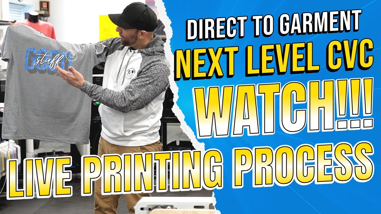 DTG on CVC, Next Level 6210, Using Ghost pretreat on CVC with GTX, DTG guidelines for CVC printing
