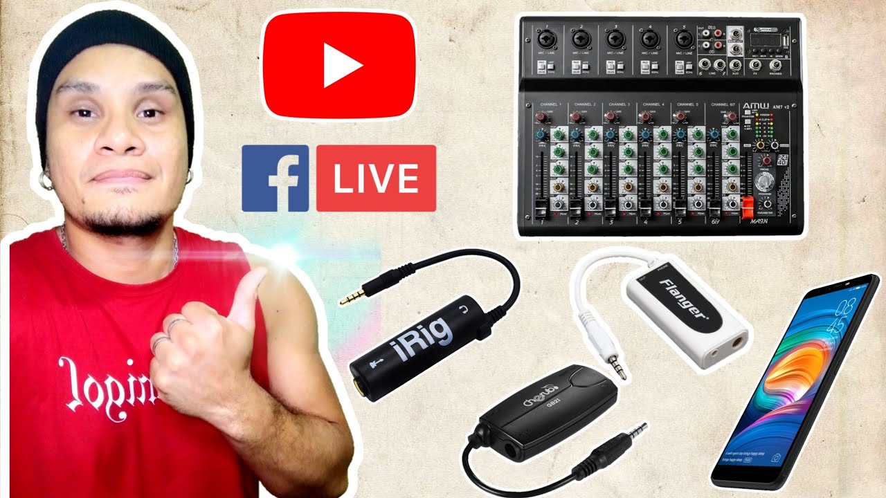 🔴Conexão Mesa de som, Celular e Placa de audio para Transmissão de Live